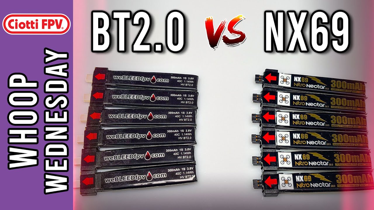 New Bee Drone NX69 vs BetaFPV BT2.0 - #6Batteries - Q&A