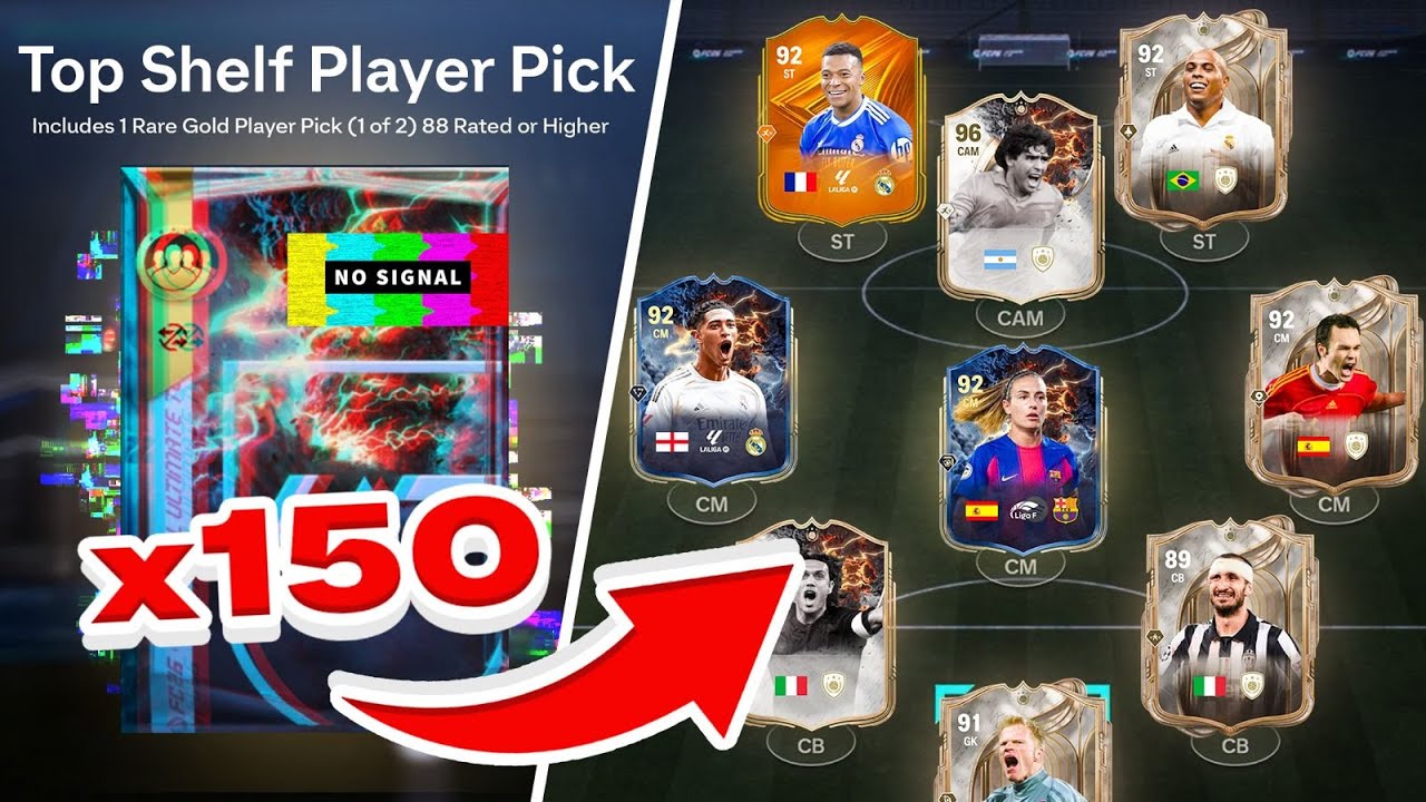 I Opened 150 x Glitched 88+ Player Picks in FC 26