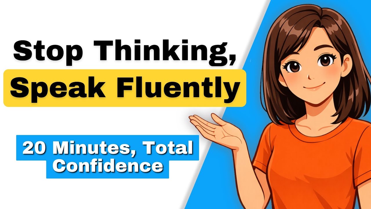 20-Min Shadowing Workout (B1) | Fluently answer without your mind going blank