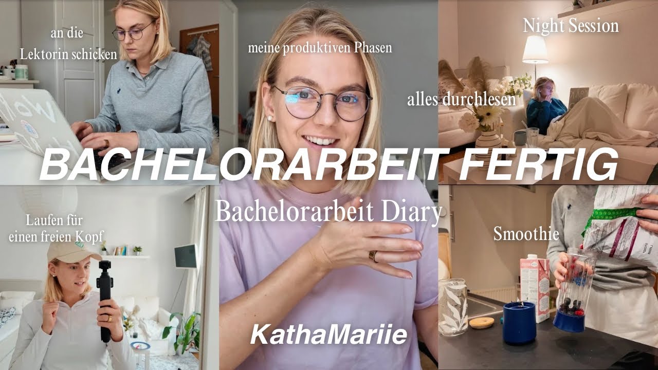 Meine Bachlorarbeit ist fertig I an Lektorin schicken, alles einmal durchlesen I KathaMariie