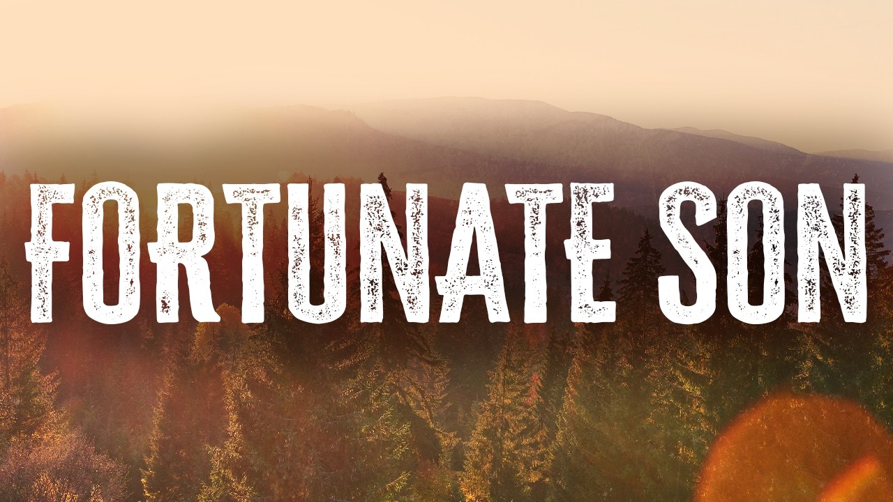 Creedence Clearwater Revival - Fortunate Son (Lyrics)