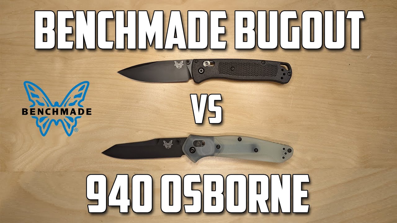 Benchmade Bugout vs 940 Osborne - Best EDC Knife Comparison