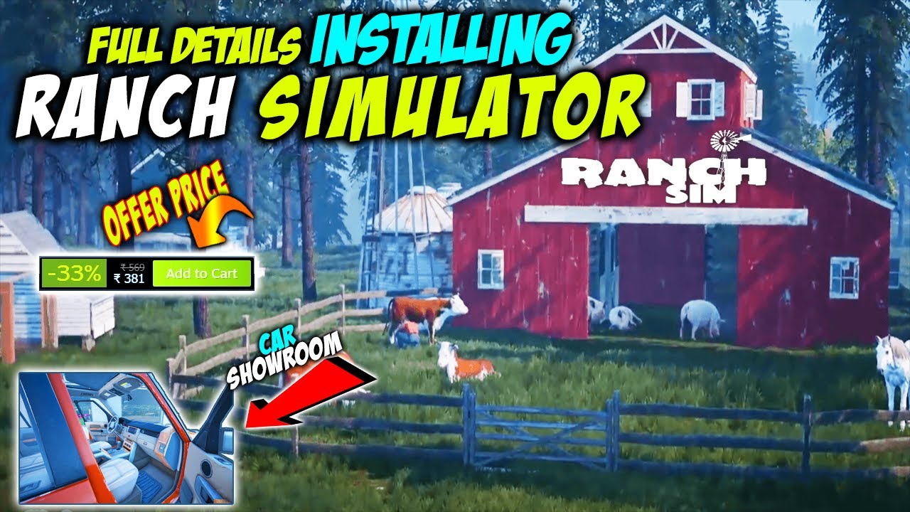 सुरिक्षत रैंच सिम्युलेटर गेम डाउनलोड करें | HOW DOWNLOAD RANCH SIMULATOR WITH UPDATE FULL GUIDE