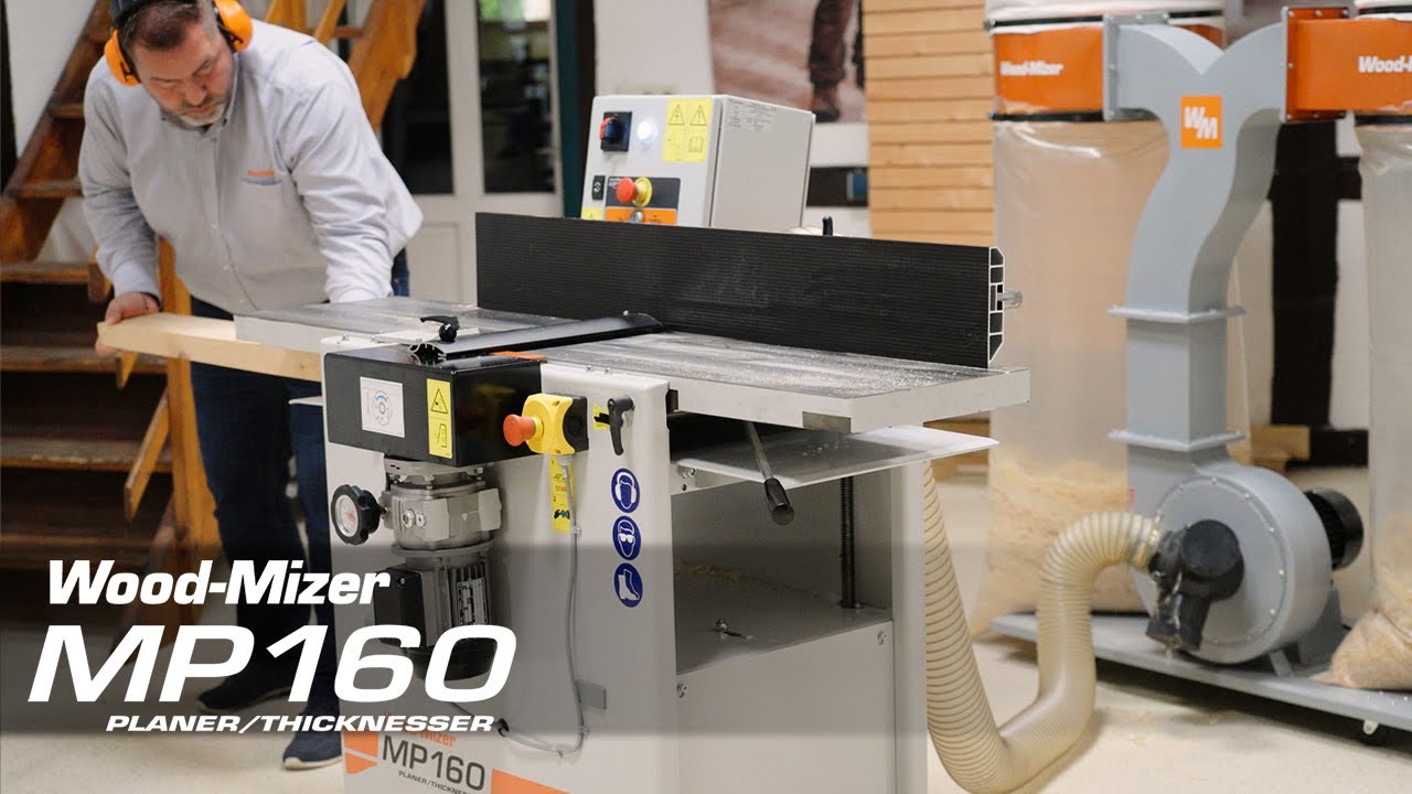 MP160 Abricht- und Dickenhobel – Effizient und Kompakt | Wood-Mizer Europe