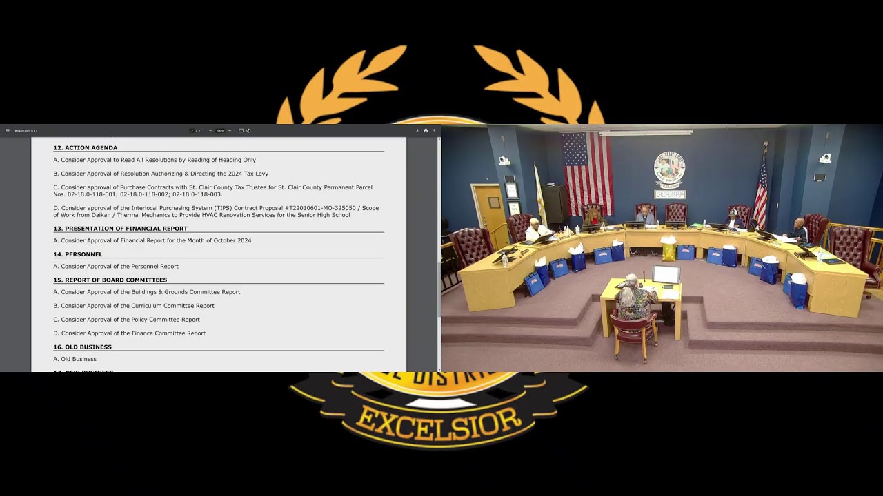 School Board Meeting - 11/18/2024