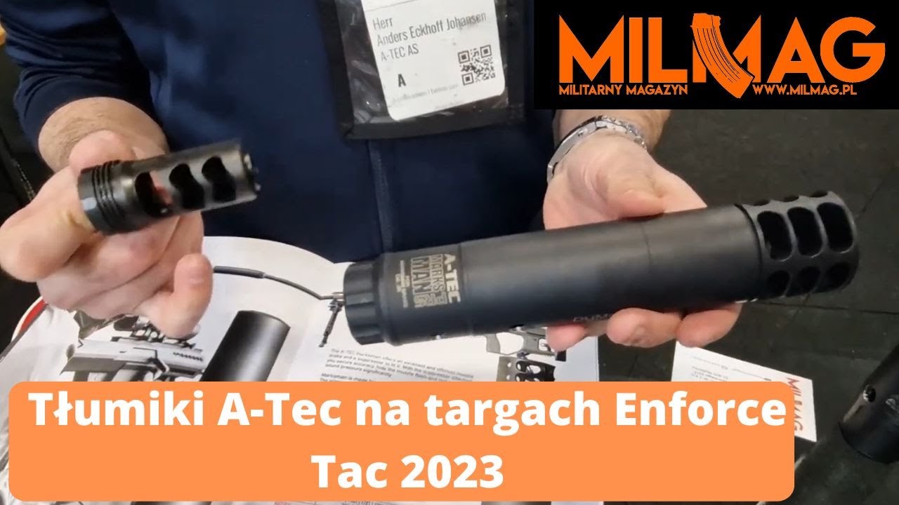 Tłumiki A-Tec na targach Enforce Tac 2023