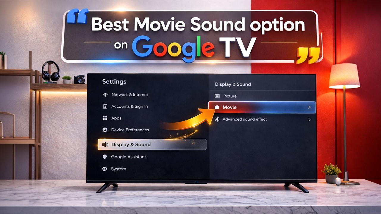 Best Movie Sound option on Google TV | Best Sound Settings for Your TV