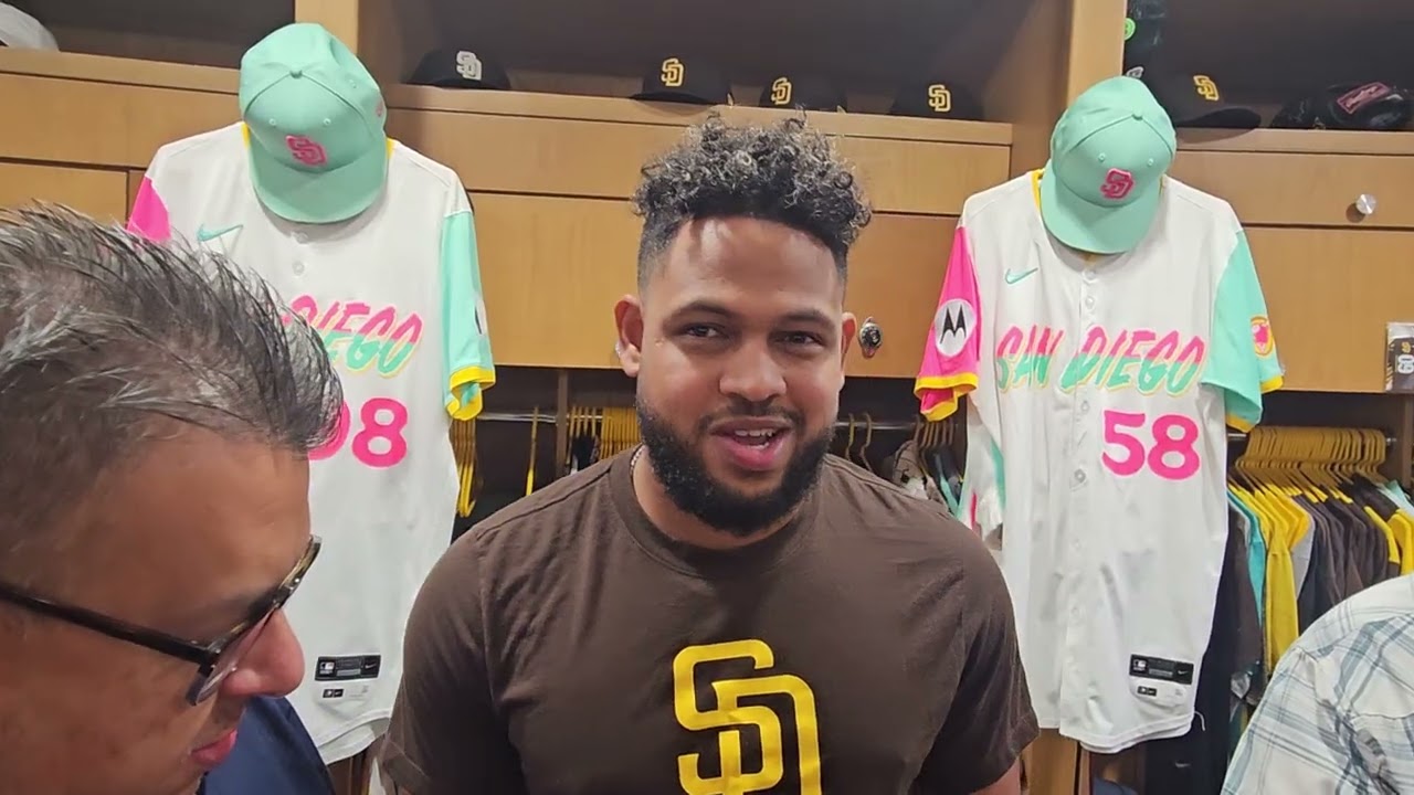 Padres pitcher Randy Vasquez on shutting out Rockies,  showing he belongs and competing for a role. 