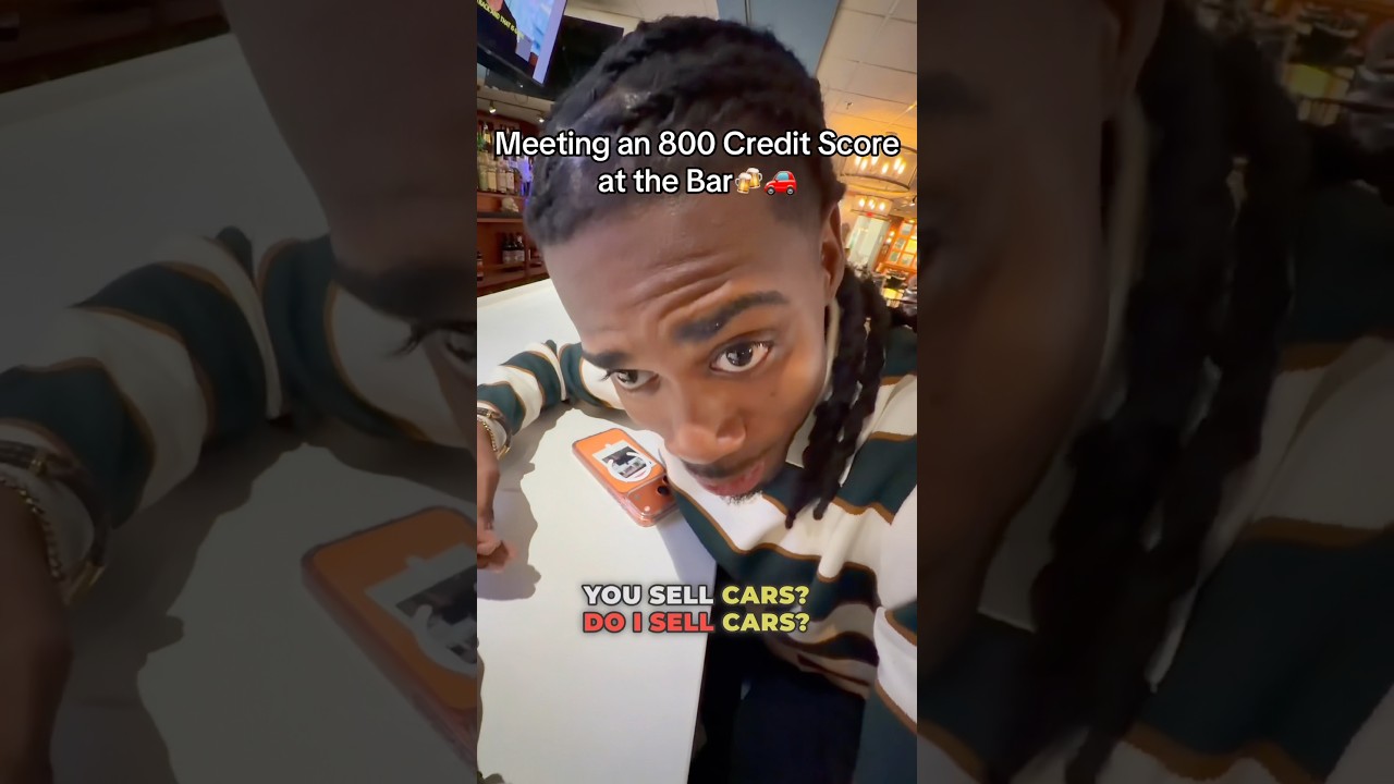 MEETING AN 800 CREDIT SCORE IN PUBLIC #automobile #funny #car #creditscore