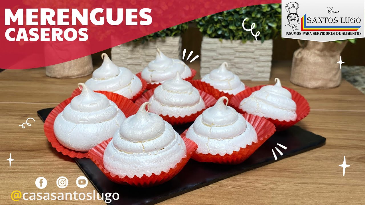 ⭐LA MEJOR RECETA PARA MERENGUES CASEROS⭐ ¡FÁCIL Y RÁPIDA! 👨🏻‍🍳