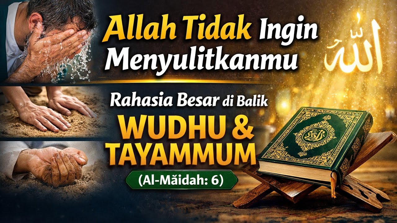 🔴LIVE ANJURAN WUDLU' MANDI WAJIB DAN TAYAMMUM