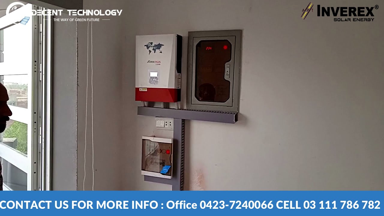 3kw Solar Project in Motorway City Lahore || Inverex Aerox Plus 3.2kw with JA 535w Solar Panels