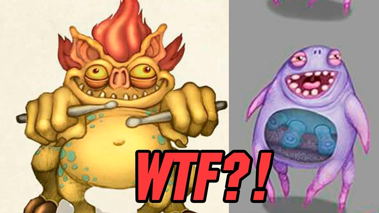КОНЦЕПТ АРТЫ MY SINGING MONSTERS!