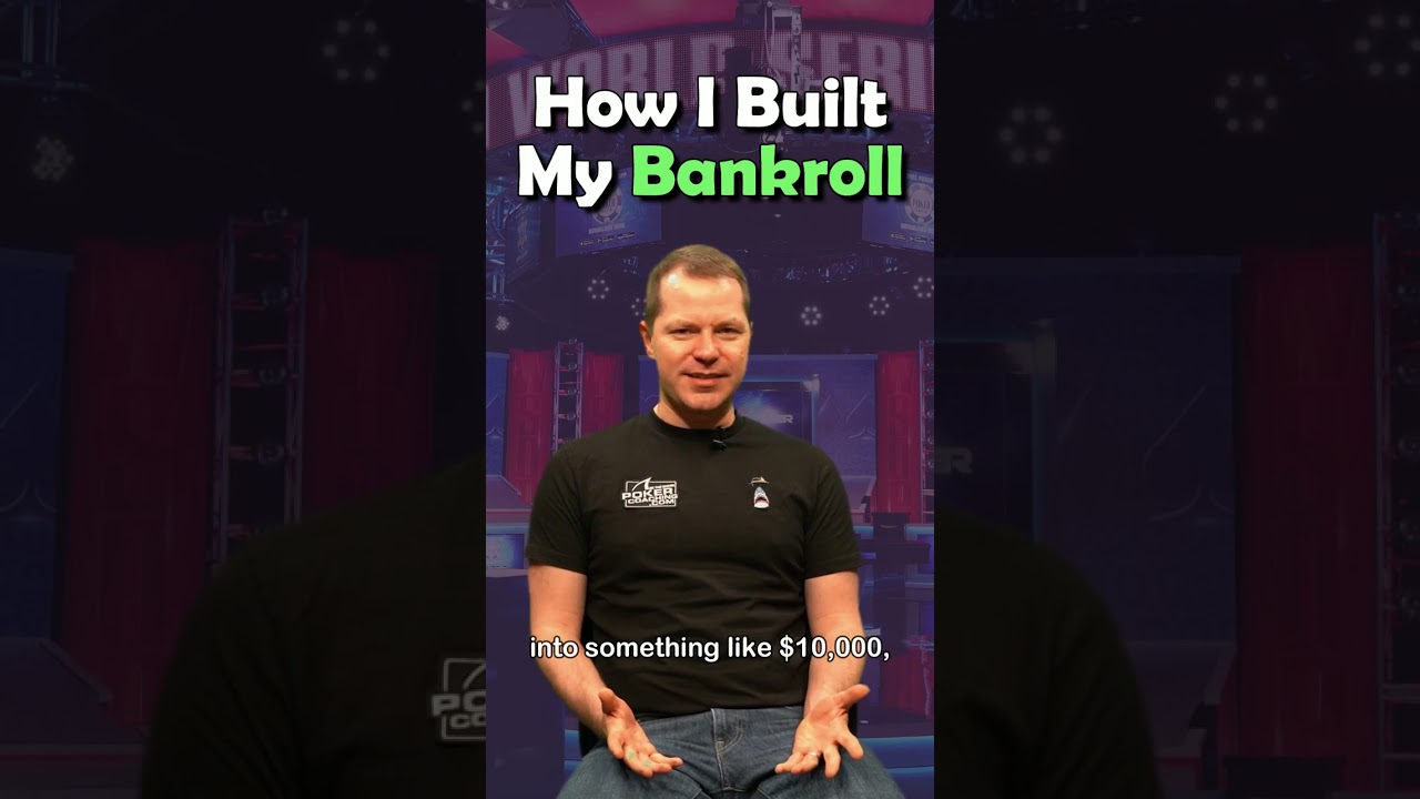 Building A POKER BANKROLL! #shorts