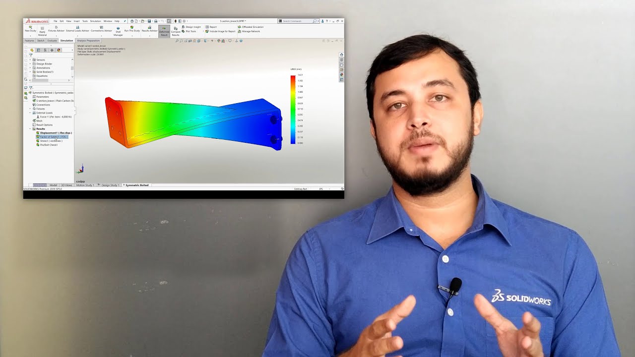 Validate your Fasteners using SOLIDWORKS Simulation | BEACON