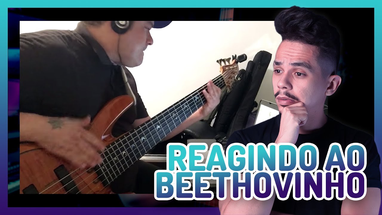 REAGINDO AO BEETHOVEN JÚNIOR | React Baixista BR @Beethovinhobass