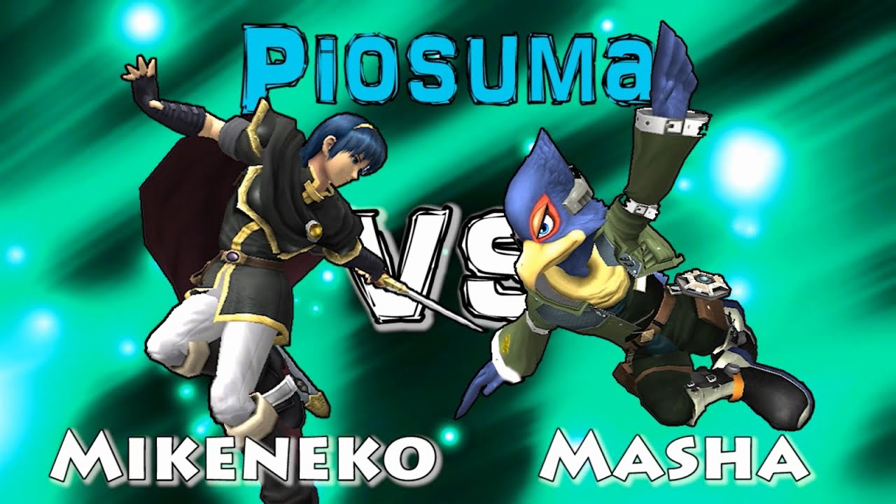 Piosuma 4: Mikeneko (Marth) vs Masha (Falco) *Japan*