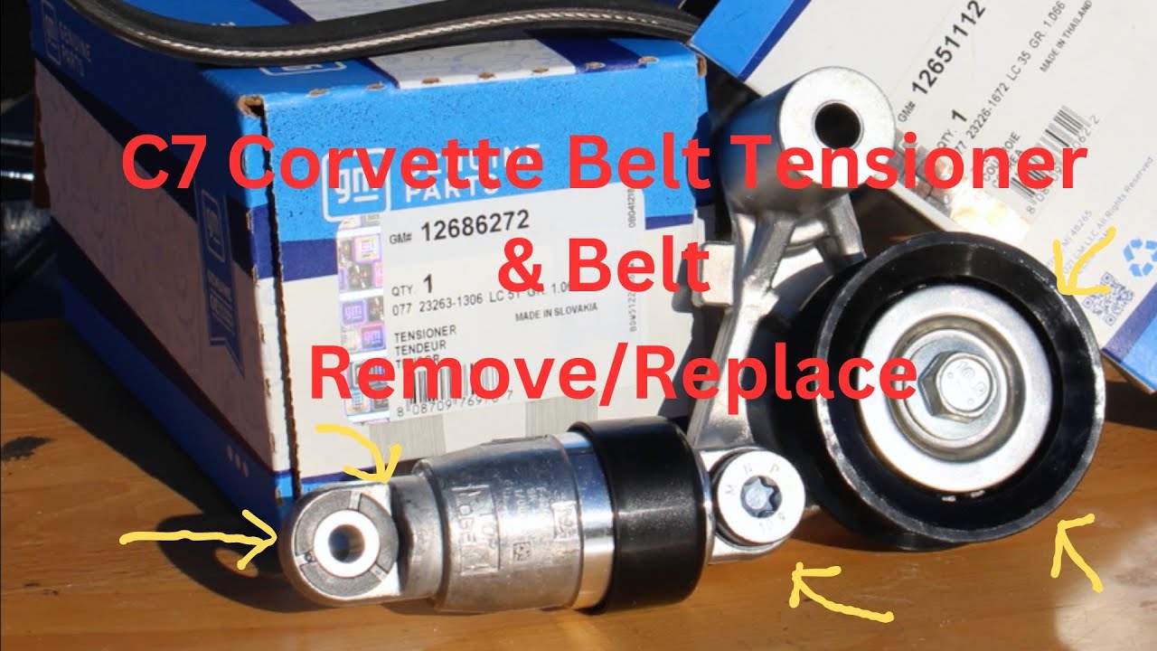 Replace The Belt Tensioner And Belt On A C7 Corvette (DIY Remove/Replace)