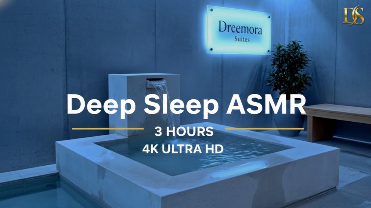 ASMR Sleep – Pure Water Sounds in a $5,000/Night Luxury Zen Suite