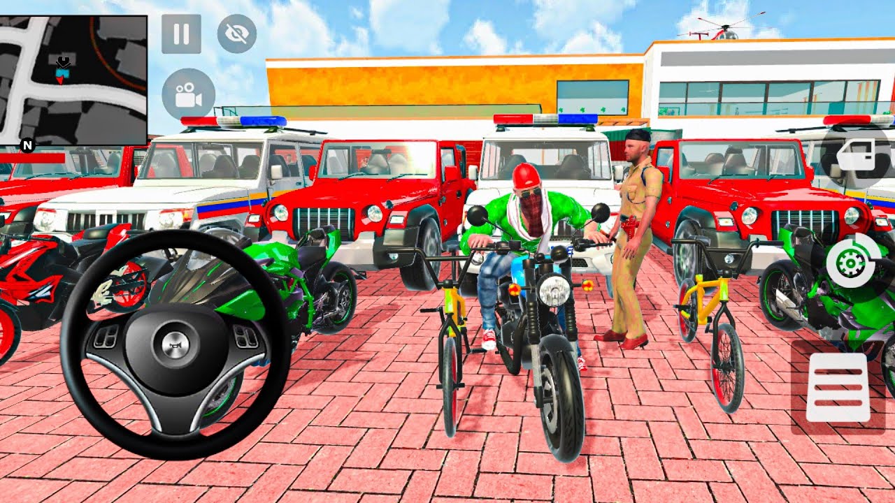 💥 Franklin Vs Mega Rooftop Challenge 🛻Dangerous mahindra Car Jumps & Super Bike Stunts Gameplay 2026
