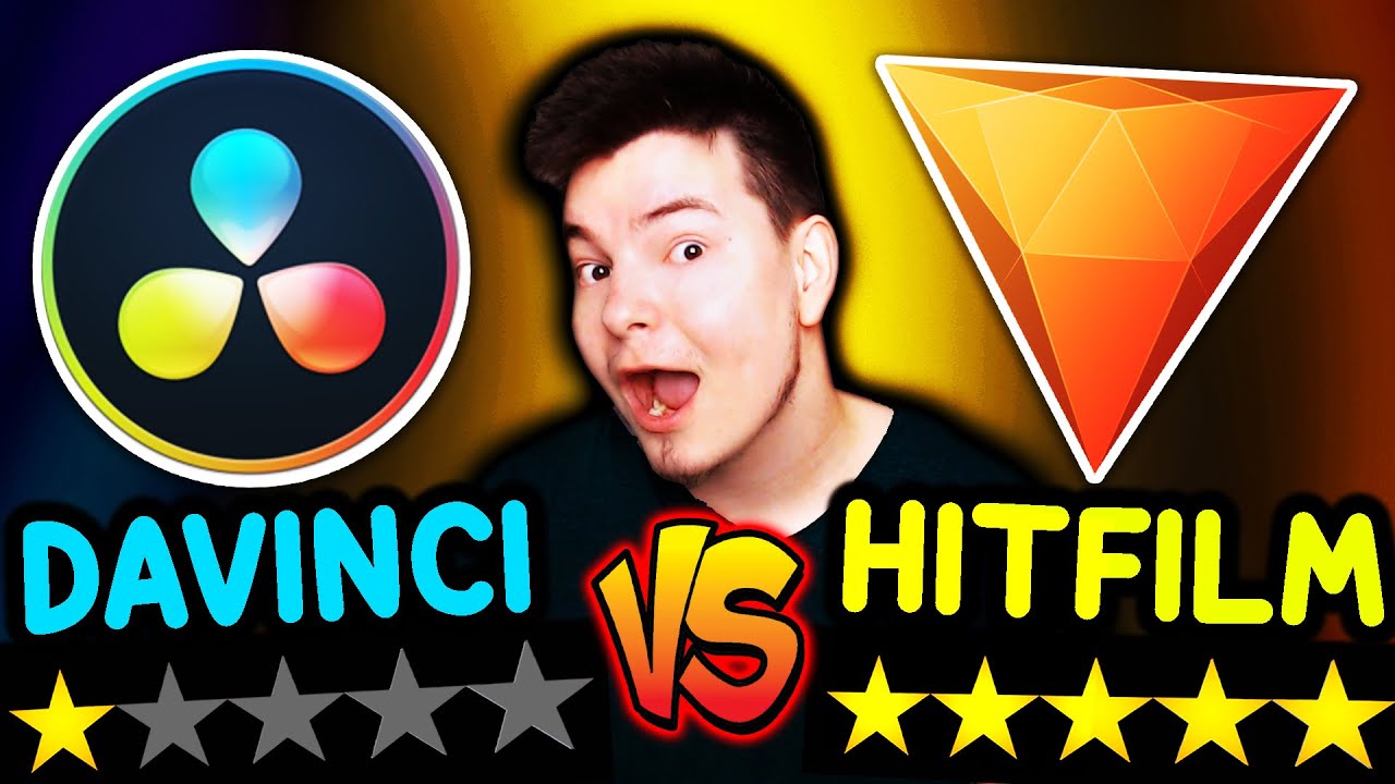 DARMOWE PROGRAMY DO MONTAZU - DaVinci vs Hitfilm