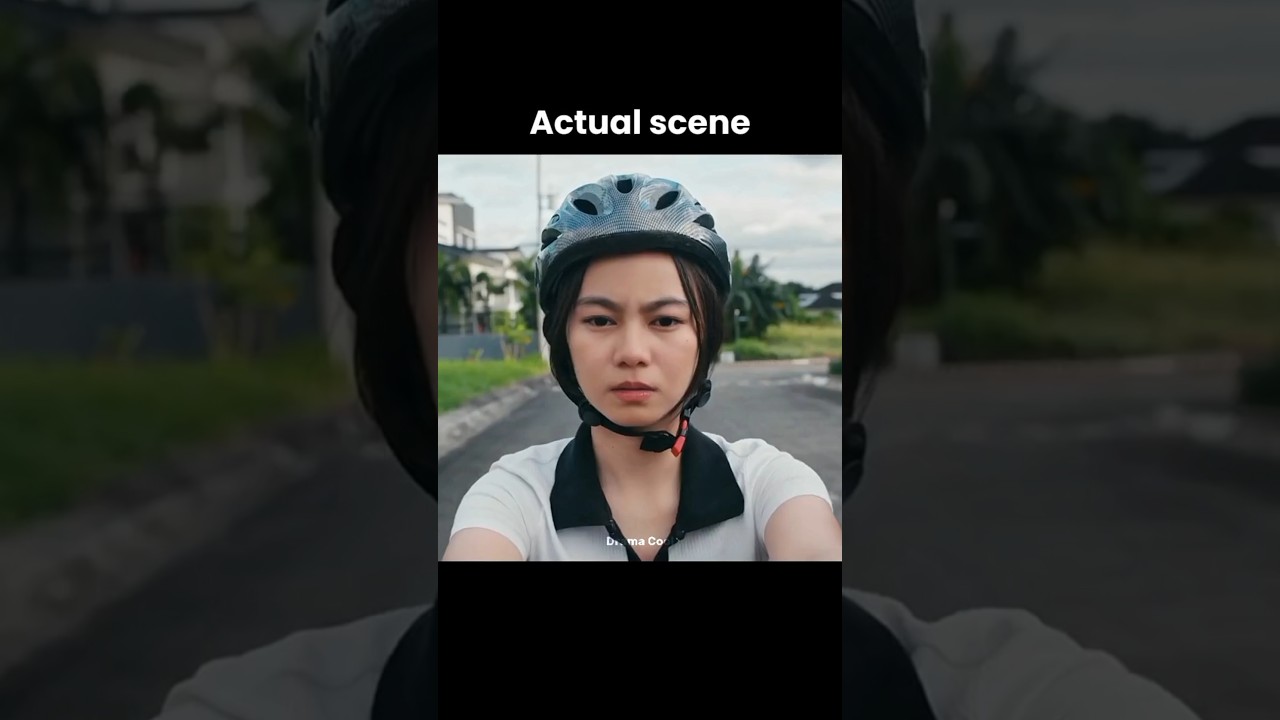 Actual scene vs behind the scene😂| Ang Mutya ng Section E #shorts
