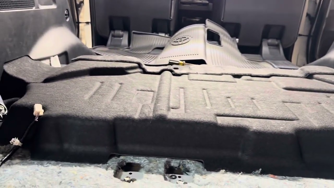 2025 Sequoia 3rd row seat removal and EcoFlow alternator charger install