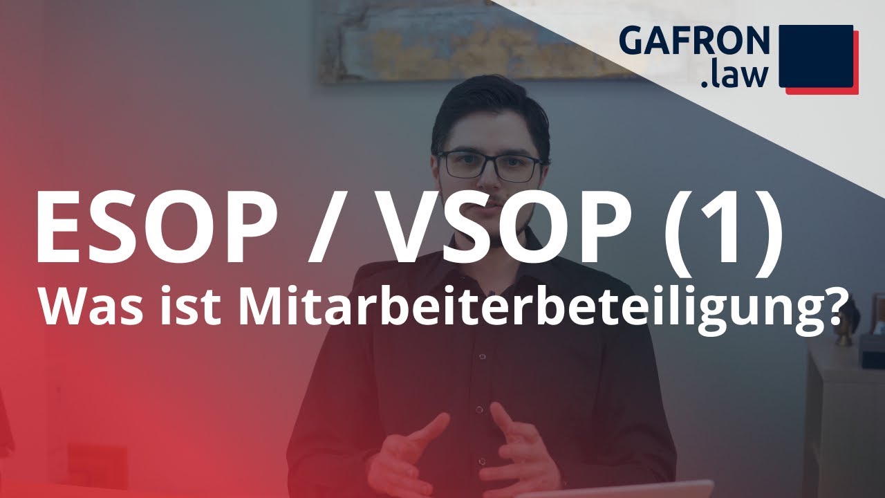 ESOP (1) - Was ist MITARBEITERBETEILIGUNG? Einleitung!