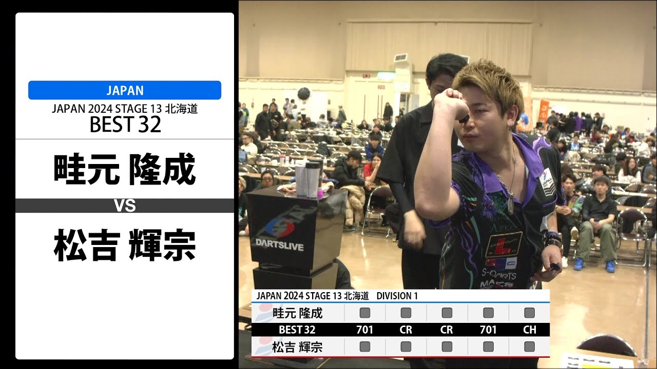 【畦元 隆成 VS 松吉 輝宗】JAPAN 2024 STAGE13 北海道 BEST32