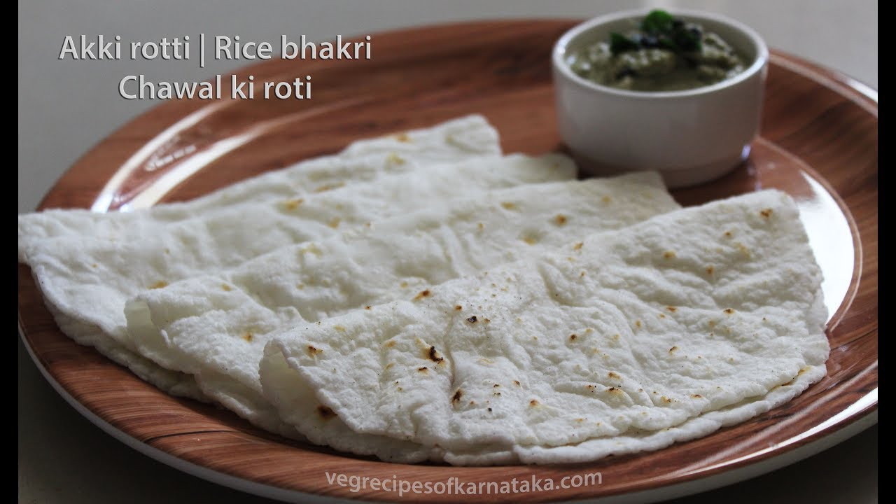 Akki rotti recipe | Plain rice flour roti | Chawal ki roti | Soft akki roti