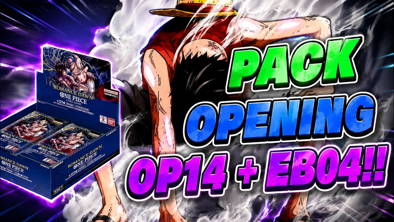 Pack Opening OP14 + EB04 | One Piece Card Game