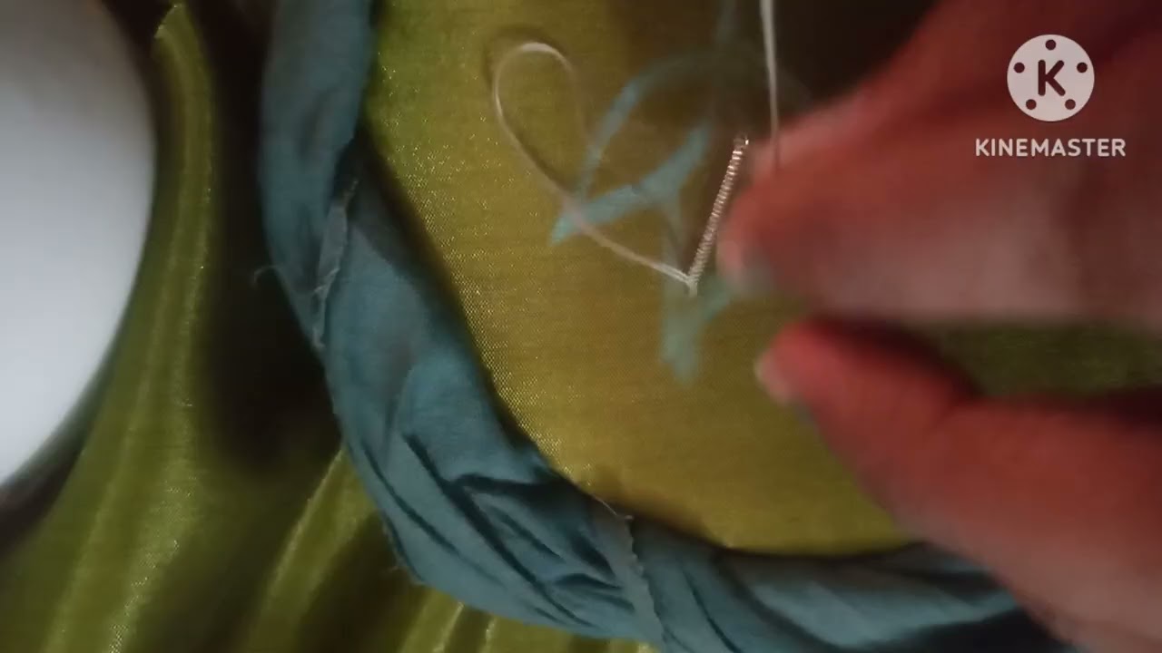 Make nakshi flower very easy way