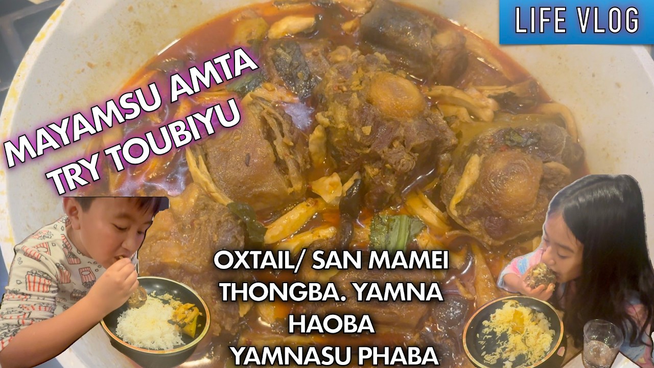 Ox tail /San mamei thongba se mayamsu try toubiyu yam haoba amasung rich protein oiba meat part ni
