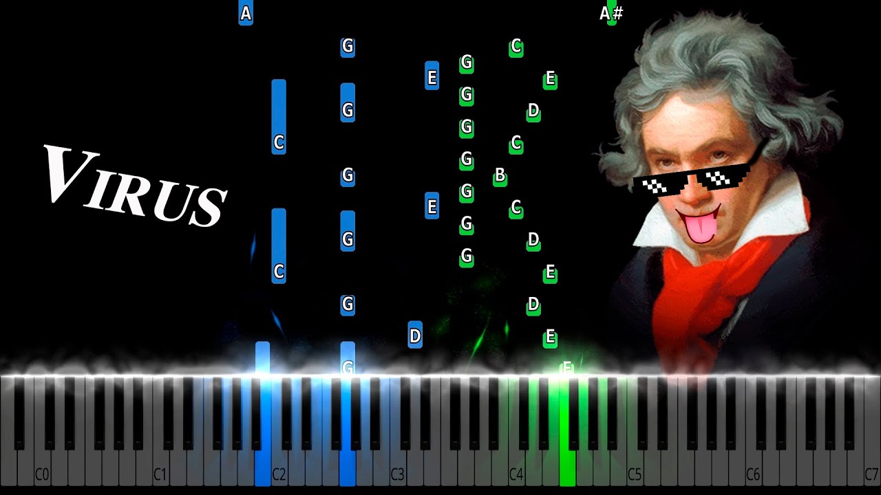 99.9% Can't play This! Beethoven Virus  - BanYa Piano Tutorial