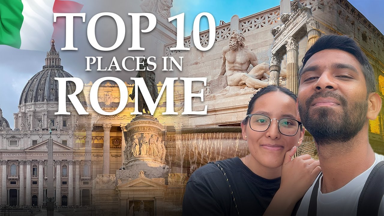 Visiting Top 10 Places in Rome Italy 🇮🇹 | Full Movie | VInoth