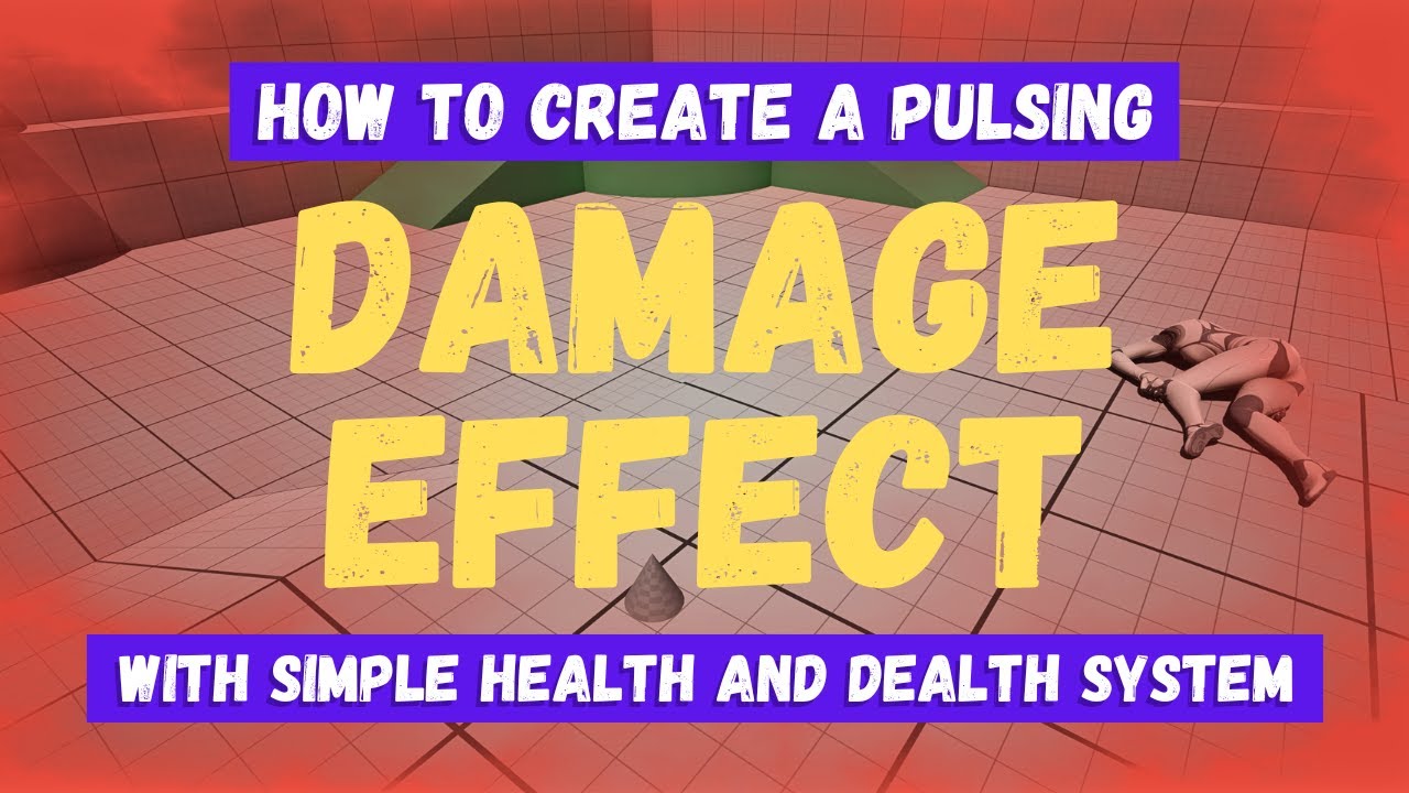 How To Create A Dynamic On-Screen Damage Effect - Unreal Engine 5 Tutorial