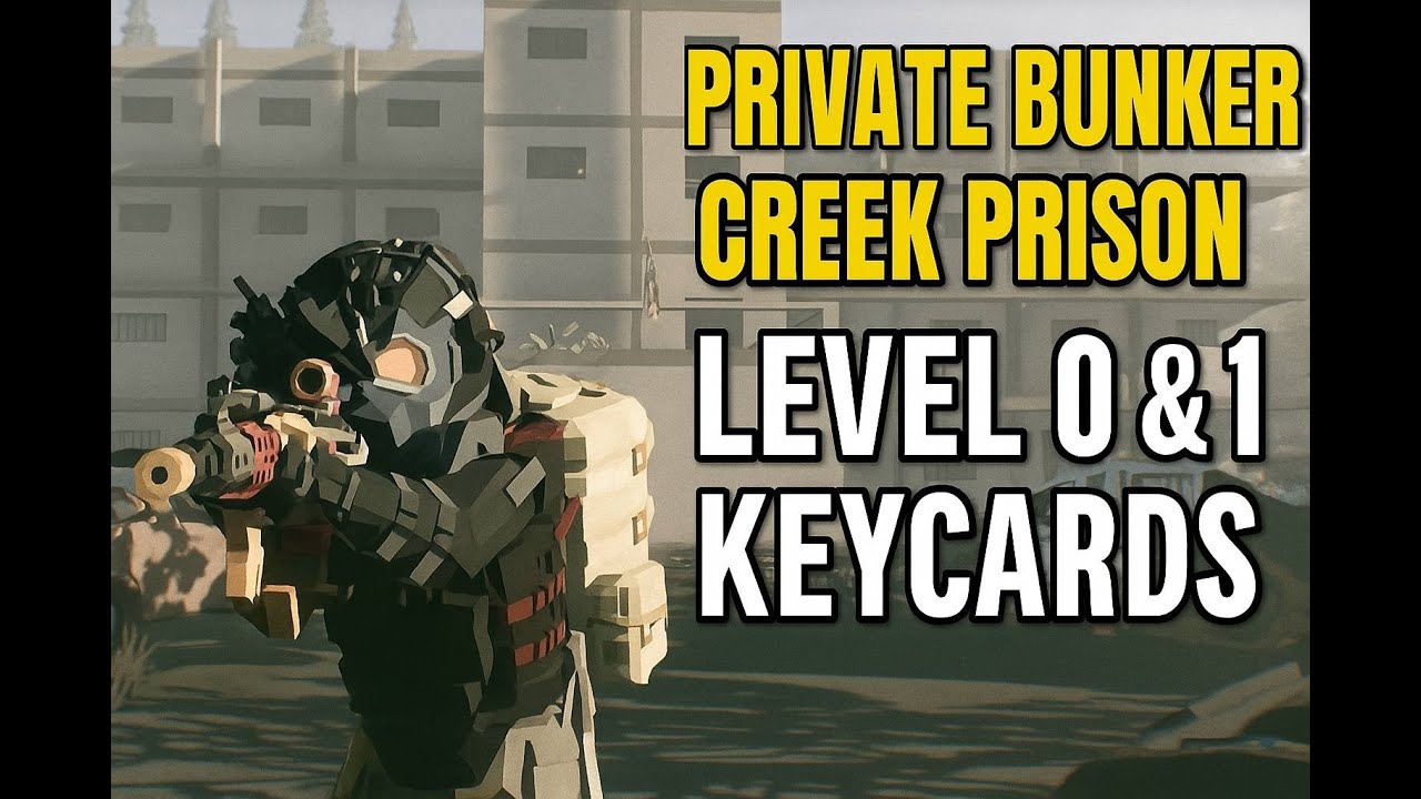SurrounDead Keycard Guide where to use level 0 and 1 keycards Creek Prison & Private Bunker!