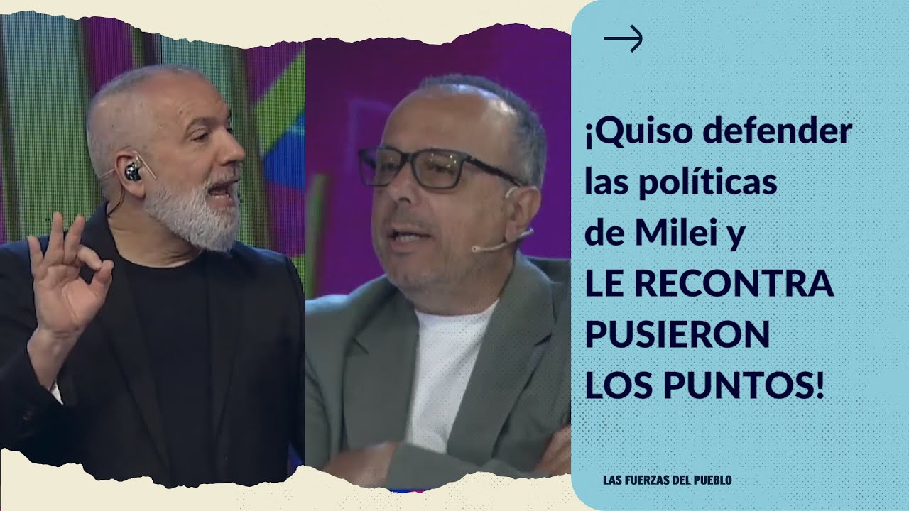 ¡Aracre quiso defender las política económica de Milei Y LE RECONTRA PUSIERON LOS PUNTOS!