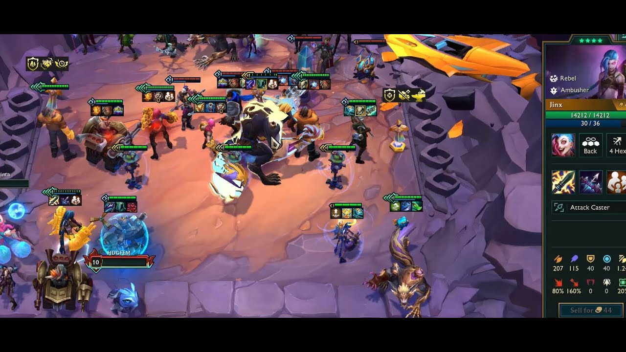 TFT - 6 Family Easter Egg BUG? 4 Star Jinx (Choncc's Treasure)
