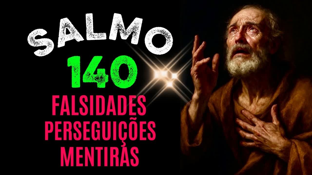 🙏Salmo 140 | Defesa Espiritual e Vitória Sobre os Inimigos | Destrua o Ódio, Mentiras e Perseguições