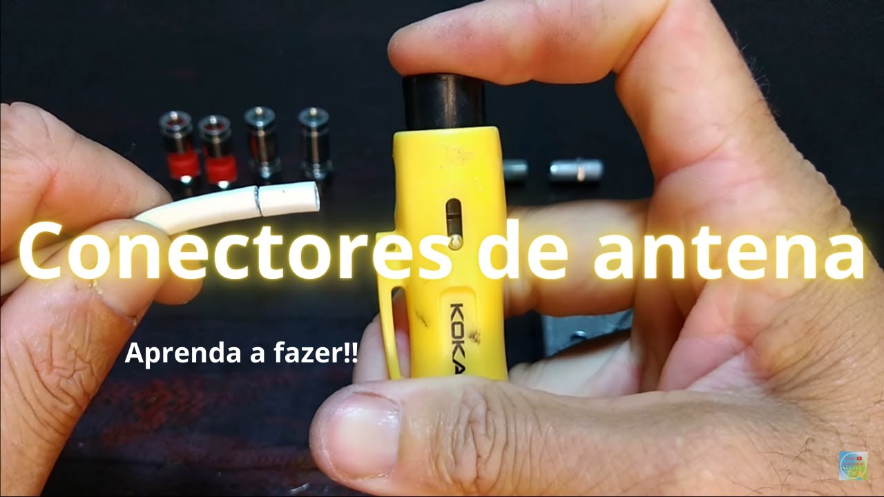 Como fazer um conector de antena / Como emendar cabo de forma correta! / Com e Sem Ferramentas