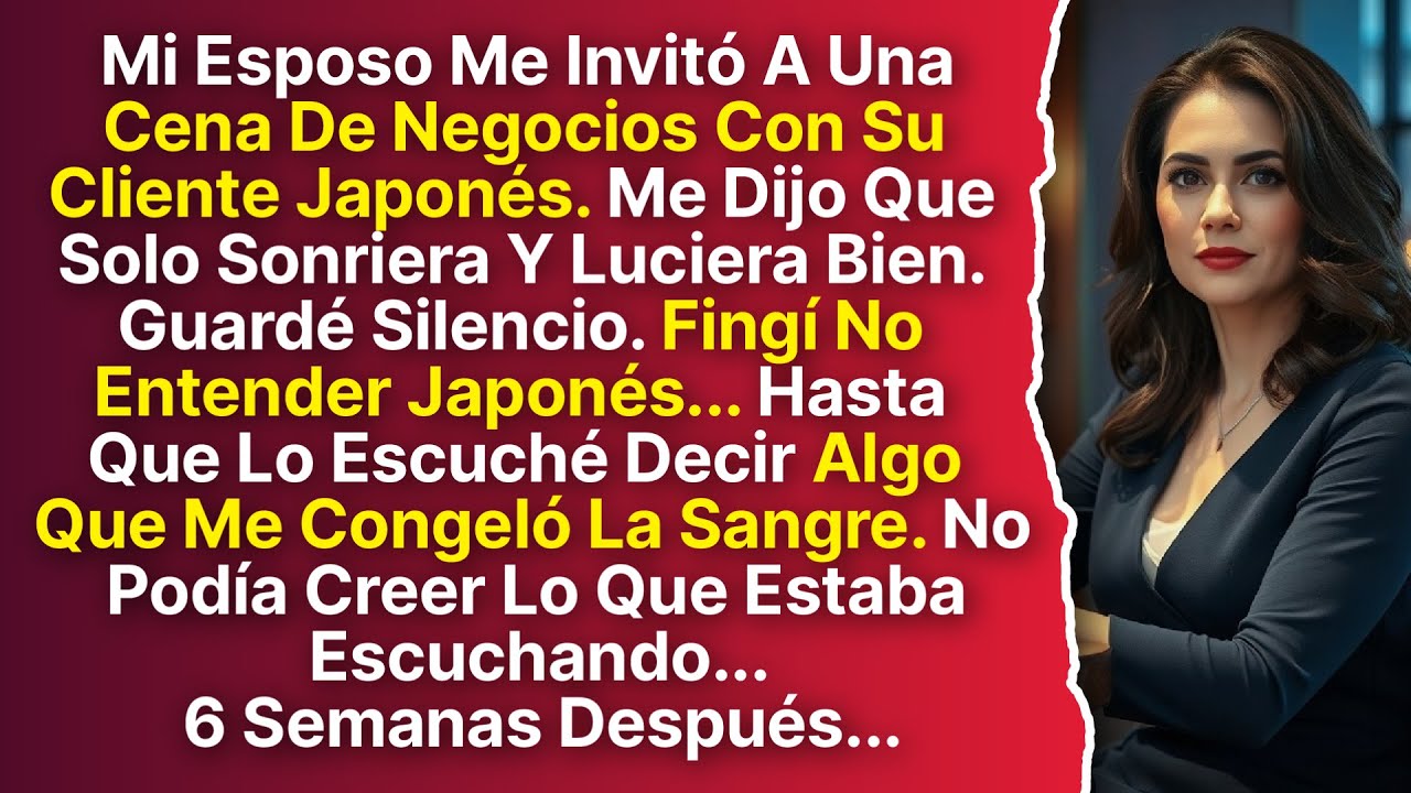 Mi Esposo No Sabía Que Yo Hablaba Japonés. Se Me Congeló La Sangre Al Escuchar Lo Que Dijo...