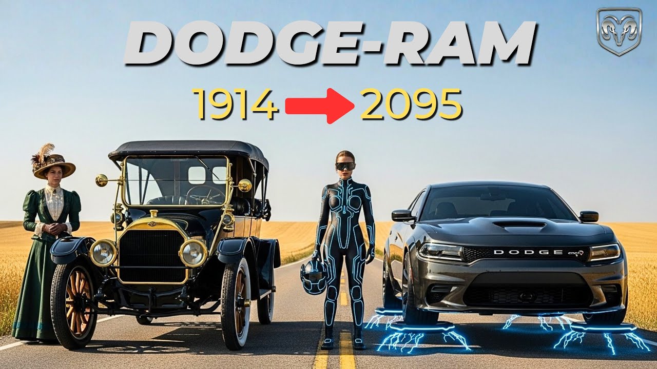 DODGE/RAM Car Evolution (1914&ndash;FUTURE) in 2 Minutes! | 32 Muscle Legends