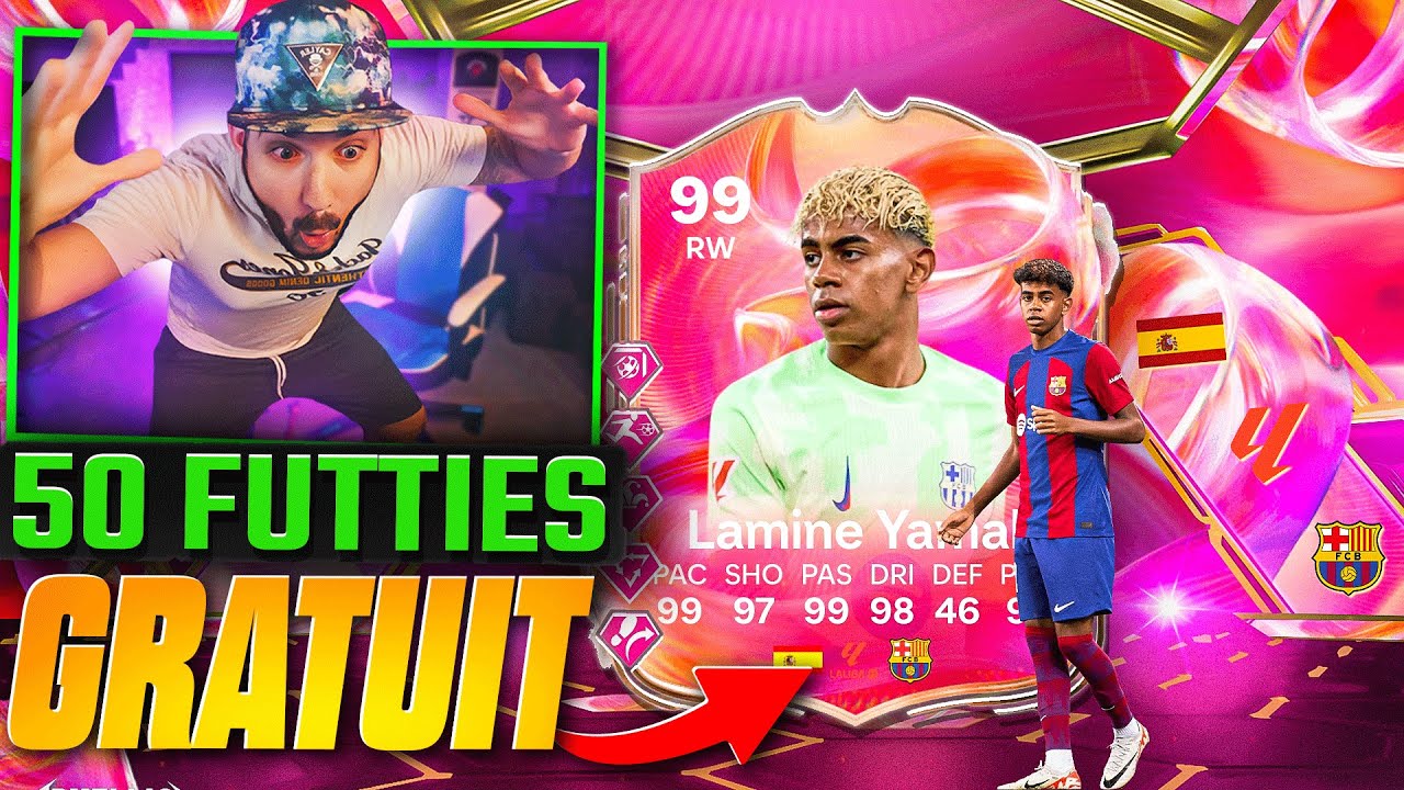 R&eacute;cup&eacute;rer un PACK 96X5 FUTTIES GRATUIT ( JE PACK 50 FUTTIES ) ! FC 25