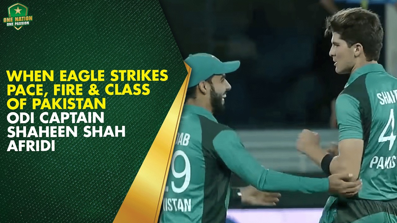 When Eagle Strikes 🦅 | Pace, Fire & Class of Pakistan ODI Captain Shaheen Shah Afridi 🌟| PCB | MA2K
