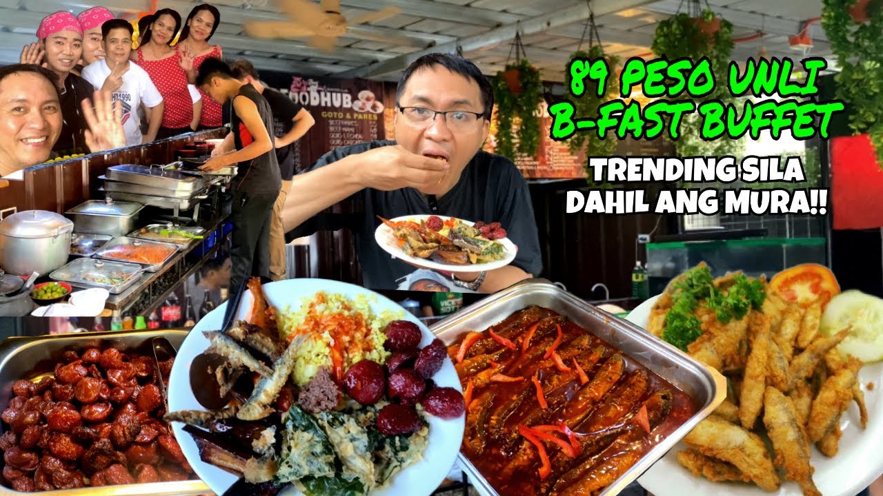 89 PESOS UNLI BREAKFAST BUFFET SA SANTOLAN PASIG,ANG BREAKFAST NA HALOS IPAMIGAY NA SA SOBRANG MURA