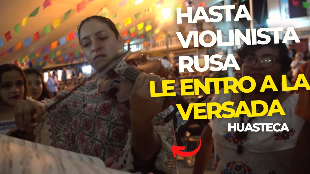 Se armó la versada huapanguera, hasta una violinista rusa le entró.