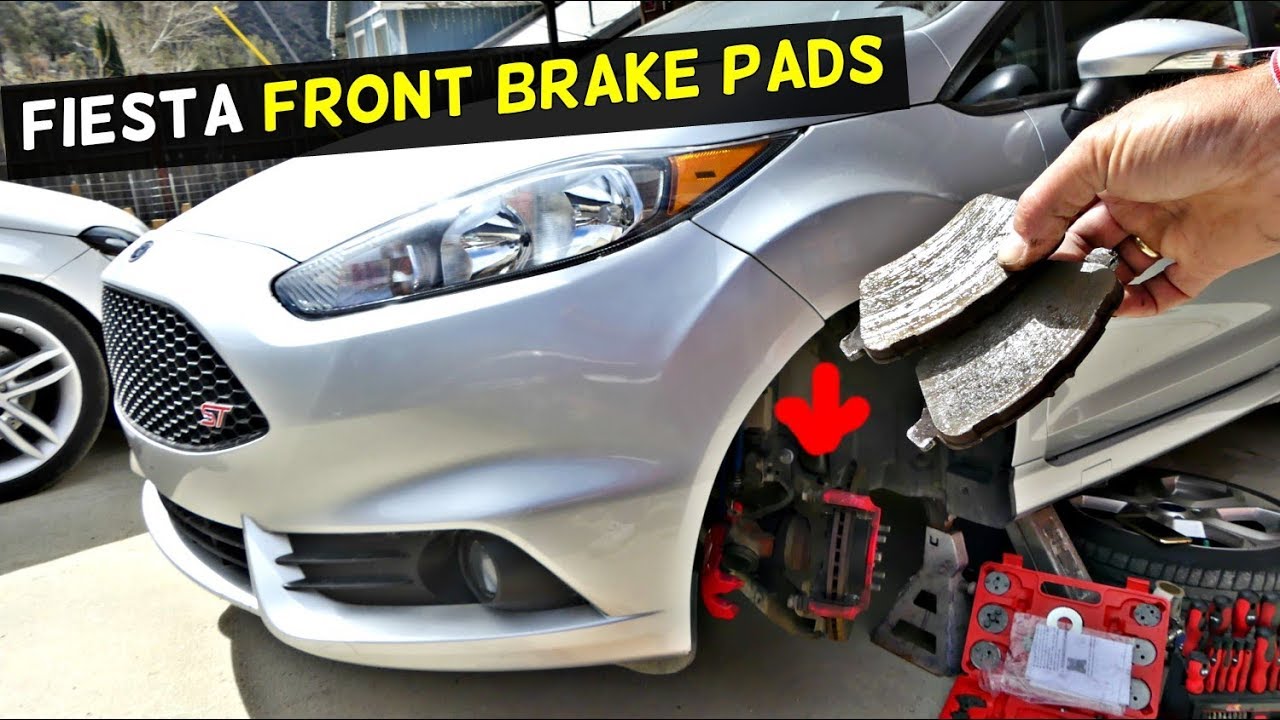 FORD FIESTA FRONT BRAKE PADS REPLACEMENT MK7 ST