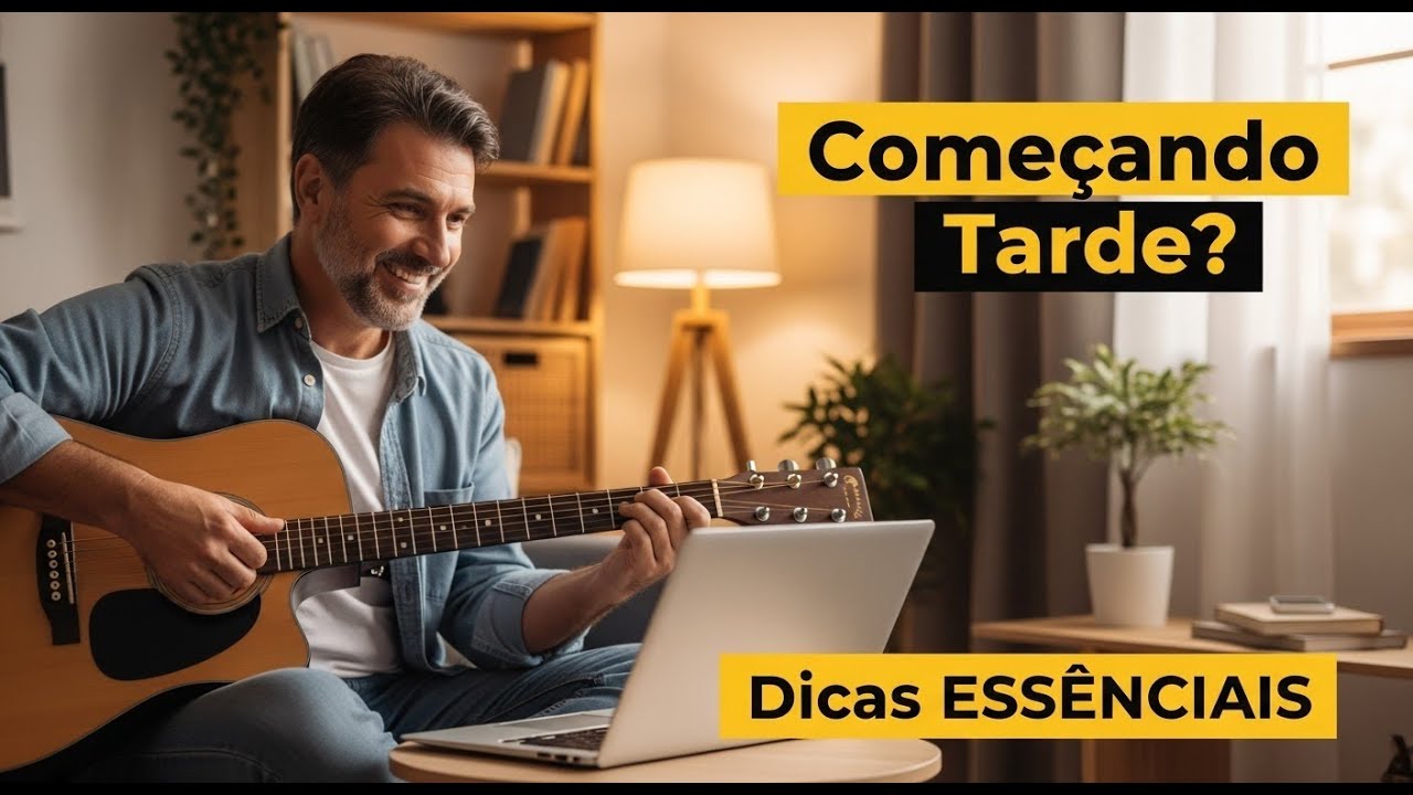 Conselhos Para Aprender Viol&atilde;o Depois dos 40