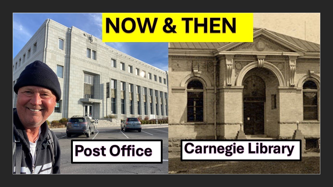 Exploring Reno US POST OFFICE & CARNEGIE LIBRARY Now & Then, Basement Shops